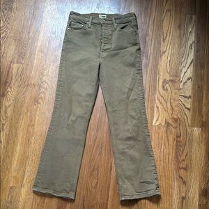 MOTHER green/brown Jeans 27